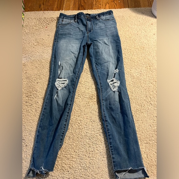 STS Blue Denim Jeans with Rips - Picture 1 of 5